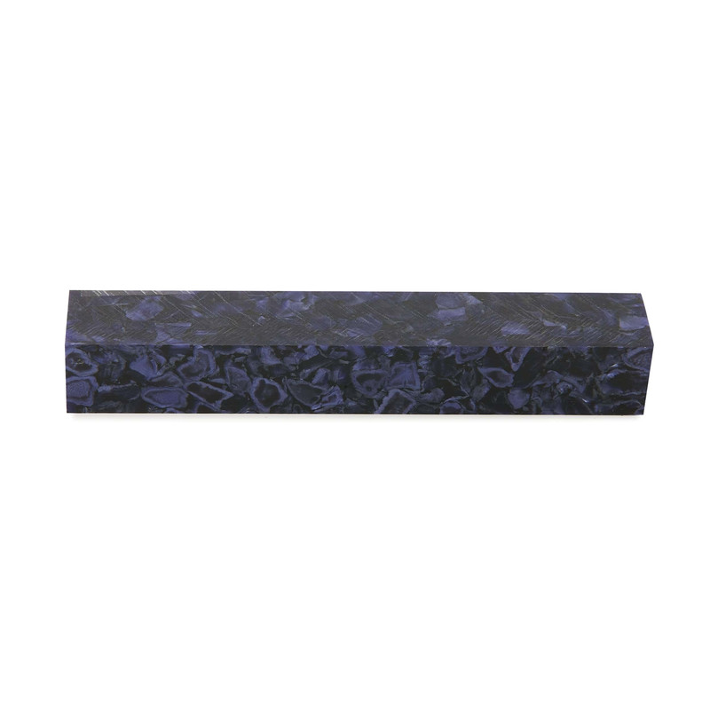 Acrylic Pen Blank - 3/4" x 3/4" x 5" - Color:Dark Purple Quartz